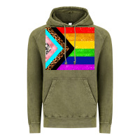 Vintage Olive pride flag Vintage Hoodie - AdoDesignShop