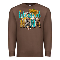 Chestnut blessed nana with sunflowers Premium Sweatshirt - texasbilliewilder