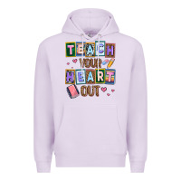 Lilac teach your heart out Premium Hoodie - AdoDesignShop