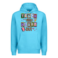 Ocean Blue teach your heart out Premium Hoodie - AdoDesignShop