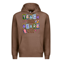 Chestnut teach your heart out Premium Hoodie - AdoDesignShop