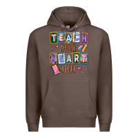 Coffee teach your heart out Premium Hoodie - AdoDesignShop