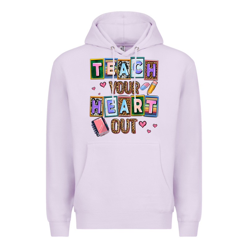 Teach Your Heart Out Premium Hoodie by AdoDesignShop | Teevron