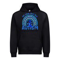 Black we wear blue for autism accept understand love Urban Hoodie - Artiststas