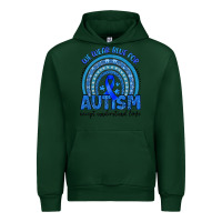 Forest Green we wear blue for autism accept understand love Urban Hoodie - Artiststas