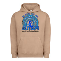 Pigment Burro we wear blue for autism accept understand love Urban Hoodie - Artiststas
