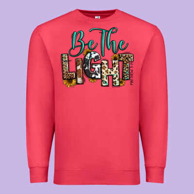 Premium Sweatshirt be the light matthew 5 14