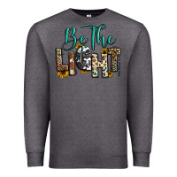 Charcoal Heather be the light matthew 5 14 Premium Sweatshirt - RanaPortraitStore
