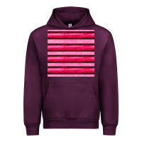 Mauve Wine valentines day zebra stripes seamless pattern Urban Hoodie - BundleAndBundleShop