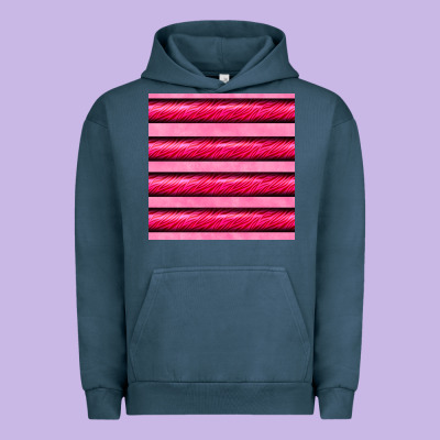 Valentines Day Zebra Stripes Seamless Pattern Urban Hoodie Designed By Bundleandbundleshop