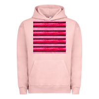 Pigment Salmon valentines day zebra stripes seamless pattern Urban Hoodie - BundleAndBundleShop