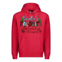 Cardinal santa s favorite respiratory therapist Premium Hoodie - JahusDesignShop