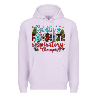 Lilac santa s favorite respiratory therapist Premium Hoodie - JahusDesignShop