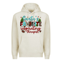 Oatmeal Heather santa s favorite respiratory therapist Premium Hoodie - JahusDesignShop