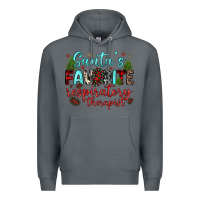 Rock santa s favorite respiratory therapist Premium Hoodie - JahusDesignShop