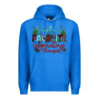 True Royal santa s favorite respiratory therapist Premium Hoodie - JahusDesignShop