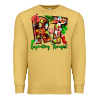 Antique Gold christmas respiratory therapist Premium Sweatshirt - Zillion Design Studio
