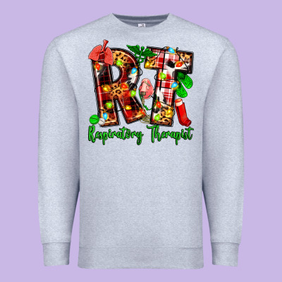 Christmas Respiratory Therapist Premium Sweatshirt Designed By Zillion Design Studio