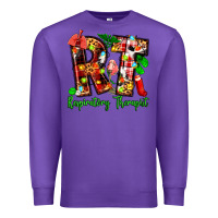 Purple christmas respiratory therapist Premium Sweatshirt - Zillion Design Studio