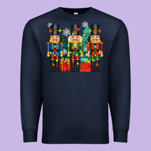 Christmas Natcrackers Premium Sweatshirt Designed By Zillion Design Studio