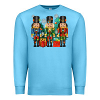 Ocean Blue christmas natcrackers Premium Sweatshirt - Zillion Design Studio
