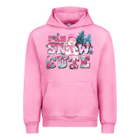 Fuchsia Pink i am snow cute Urban Hoodie - AdoDesignShop