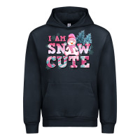 Navy i am snow cute Urban Hoodie - AdoDesignShop