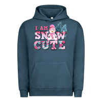 Pigment Midnight Navy i am snow cute Urban Hoodie - AdoDesignShop