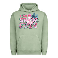Pigment Oil Green i am snow cute Urban Hoodie - AdoDesignShop