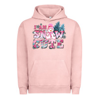 Pigment Salmon i am snow cute Urban Hoodie - AdoDesignShop