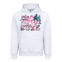 White i am snow cute Urban Hoodie - AdoDesignShop
