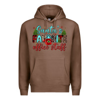 Chestnut santa s favorite office staff Premium Hoodie - JahusDesignShop