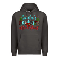 Smoke santa s favorite office staff Premium Hoodie - JahusDesignShop