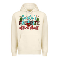 Tofu santa s favorite office staff Premium Hoodie - JahusDesignShop