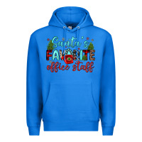 True Royal santa s favorite office staff Premium Hoodie - JahusDesignShop