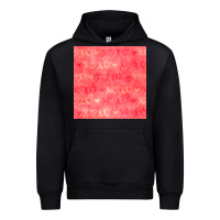 Black valentines day xoxo seamless pattern Urban Hoodie - BundleAndBundleShop