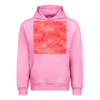 Fuchsia Pink valentines day xoxo seamless pattern Urban Hoodie - BundleAndBundleShop