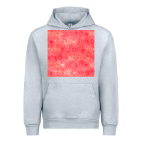 Heather Grey valentines day xoxo seamless pattern Urban Hoodie - BundleAndBundleShop