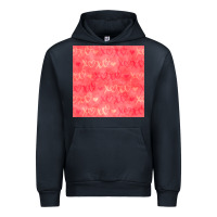 Navy valentines day xoxo seamless pattern Urban Hoodie - BundleAndBundleShop