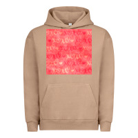 Pigment Burro valentines day xoxo seamless pattern Urban Hoodie - BundleAndBundleShop