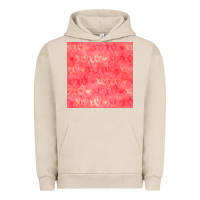 Pigment French Oak valentines day xoxo seamless pattern Urban Hoodie - BundleAndBundleShop