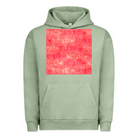 Pigment Oil Green valentines day xoxo seamless pattern Urban Hoodie - BundleAndBundleShop