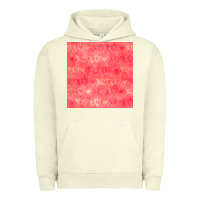 Pigment Pistachio valentines day xoxo seamless pattern Urban Hoodie - BundleAndBundleShop