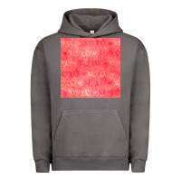 Pigment Tornado valentines day xoxo seamless pattern Urban Hoodie - BundleAndBundleShop