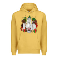 Antique Gold christmas simmental Premium Hoodie - JahusDesignShop