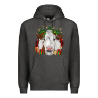 Charcoal Heather christmas simmental Premium Hoodie - JahusDesignShop