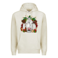 Oatmeal Heather christmas simmental Premium Hoodie - JahusDesignShop