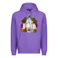 Purple christmas simmental Premium Hoodie - JahusDesignShop