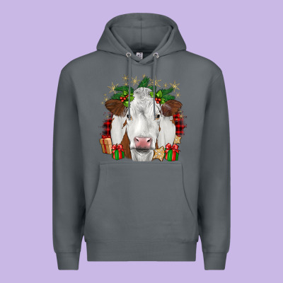 Christmas Simmental Premium Hoodie Designed By Jahusdesignshop
