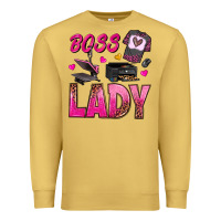 Antique Gold boss lady Premium Sweatshirt - texasbilliewilder